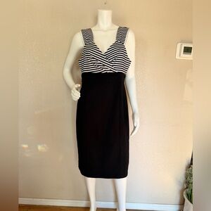 Hot Topic Black/White Spandex Dress NWT Size XL